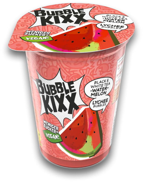 Bubble Kixx - Black & White Tea Wassermelone & Lychee 400ml